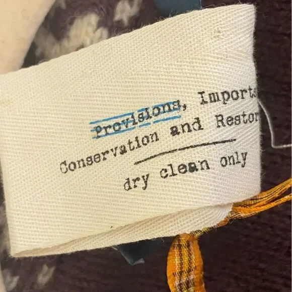 Anthropologie Cartonnier - Wool Brown Jabberwocky Cardigan Sweater - size L NWOT - Picture 5 of 10